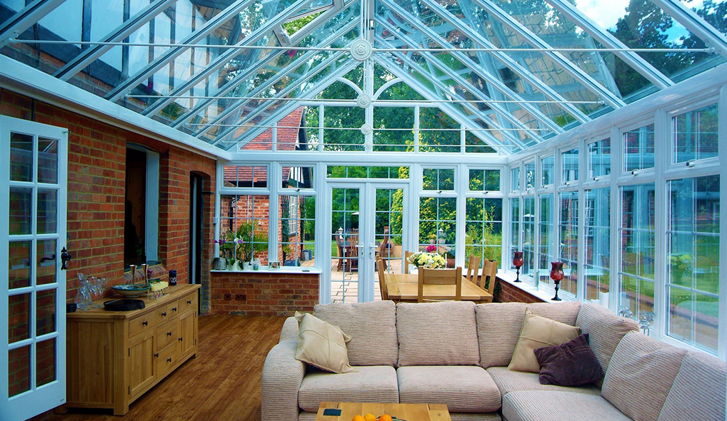 glass dining room