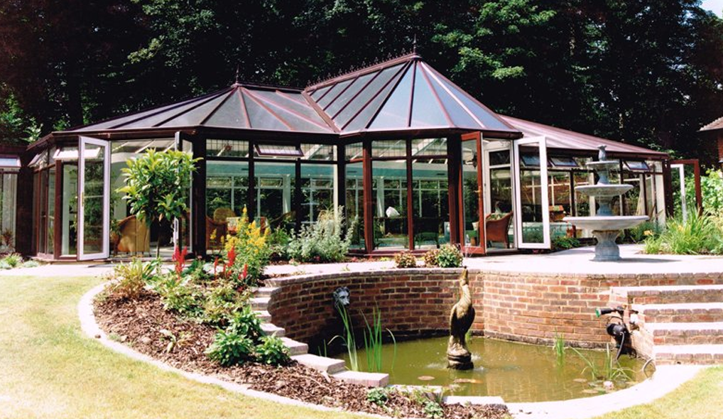 brown conservatory
