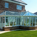 red brick conservatory